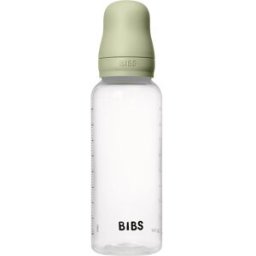 BIBS Anti-Colic Baby Bottle Latex oorbellen met caoutchouc speen Sage 270 ml