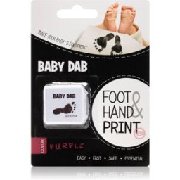 Baby Dab Foot & Hand Print Purple verf voor kinderafdrukken 1 st