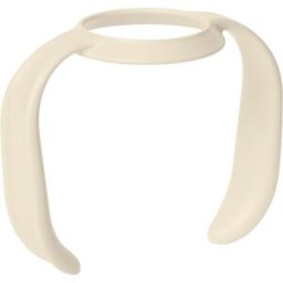 BIBS Baby Glass Bottle Handle fleshandvat Ivory 1 st