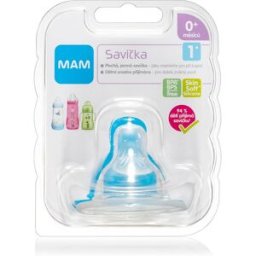 MAM Baby Bottles Teat V1 flesspeen Slow Flow 0m+ 1 st