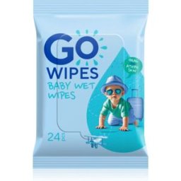 GoWipes Baby Wet Wipes Tedere Vochtige Babydoekjes voor Zeer Droge Gevoelige en Atopische Huid 24 st