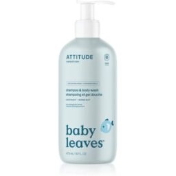 Attitude Baby Leaves Shampoo & Body wash Shampoo en Douchegel voor Kinderen Good Night 473 ml