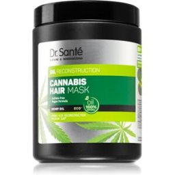 Dr. Santé Cannabis regenererende sheet mask voor Beschadigd Haar 1000 ml