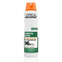 L’Oréal Paris Men Expert Clinical Ultra Antitranspirant Spray voor Mannen 150 ml