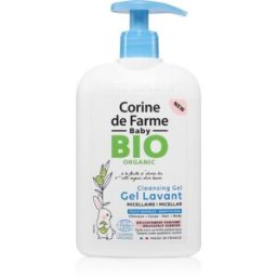 Corine de farme Baby BIO Cleansing Gel Micellair Gel voor Lichaam en Haar voor Kinderen 500 ml