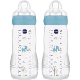 MAM Easy Active™ Baby Bottle kinderfles 4m+ Blue 2x330 ml