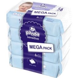 BELLA Baby Happy Panda vochtige doekjes voor kinderen 4x56 st