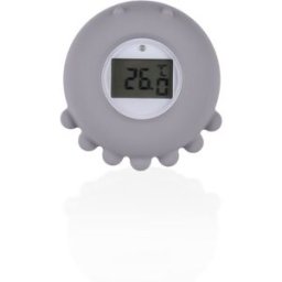 Zopa Silicone Digital Thermometer 2in1 digitale thermometer voor in bad Dove Grey 1 st