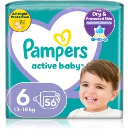 Pampers Active Baby Size 6 wegwerpluiers 13-18 kg 56 st