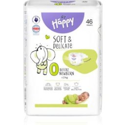 BELLA Baby Happy Soft&Delicate wegwerpluiers ≤ 2 kg Before Newborn 46 st