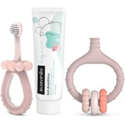 Suavinex Baby & Kids My First Dental Care Set Gift Set voor baby’s en kinderen Pink