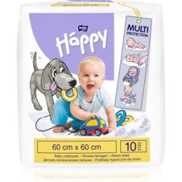 BELLA Baby Happy Baby Underpads wegwerpverschoningsmatjes 60x60 cm 10 st
