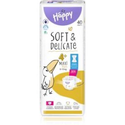 BELLA Baby Happy Soft&Delicate wegwerpluiers met kanaaltjes Maxi Plus 9-15 kg 40 st