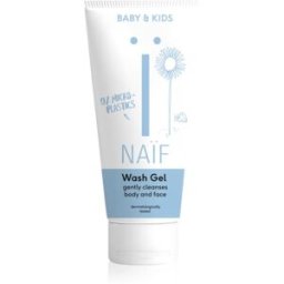 Naif Baby & Kids Wash Gel reinigingsgel voor kinderen en baby‘s voor Lichaam en Gezicht 200 ml