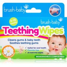 Brush Baby Applemint doekjes voor Tanden voor Kinderen 20 st