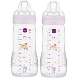 MAM Easy Active™ Baby Bottle kinderfles 4m+ Purple 2x330 ml