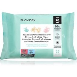 Suavinex Baby Dermo-hydrating Wipes Vochtige Doekjes voor Gezicht en Lichaam 25 st