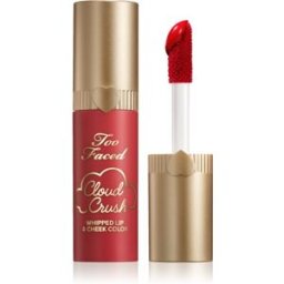 Too Faced Cloud Crush Whipped Lip & Cheek Color Vloeibare Blush voor LIppen en Wangen Tint Red Velvet 4.3 g