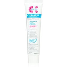Curasept Biosmalto Baby-Kid Kinder Tandpasta met Fluoride Strawberry 50 ml
