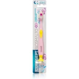 Curasept Biosmalto Baby 0-3 Years Kinder Tandenborstel met zuignap 1 st