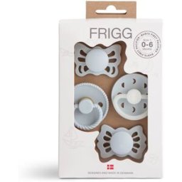 FRIGG Baby's First Pacifier​ Moonlight Sailing fopspeen Powder Blue