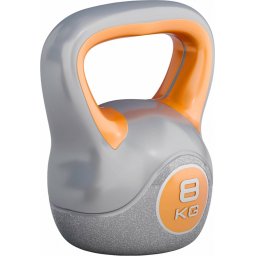 Gorilla Sports Kettlebell Trendy - Kunststof - kg - Grijs
