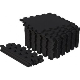 Gorilla Sports Vloermatten - Beschermingsmatten - 18 matten + 8 eindstukken - 30x30 - Puzzel mat