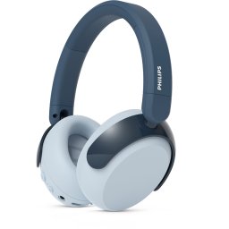 PHILIPS TAK5500RT/00 draadloze over-ear-kinderkoptelefoon - Noice Canceling Pro - veilig want volumebeperking 85dB - Draadloos audio delen - Opvouwbaar - App bestuurbaar/instelbaar