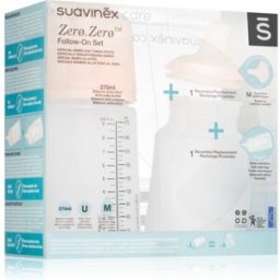 Suavinex Zero Zero Follow-On Set Gift Set voor baby’s M Medium Flow 3 m+