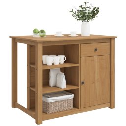 vidaXL Keuken Eiland Set 2 st PANAMA Honing Wax 112 x 77 x 90 cm