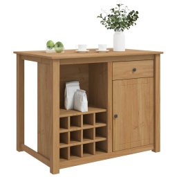 vidaXL Keuken Eiland Set 2 st PANAMA Honing Wax 112 x 77 x 90 cm