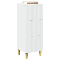 vidaXL Ladenkast Wit 33 x 34,5 x 90 cm Bewerkt hout