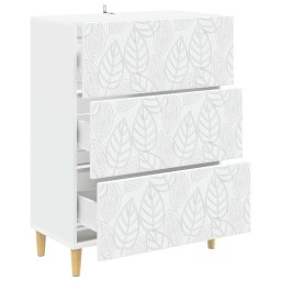vidaXL Ladenkast Wit 66 x 34,5 x 90 cm Bewerkt hout