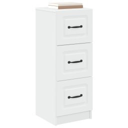 vidaXL Ladenkast Wit 33 x 34,5 x 87 cm Bewerkt hout