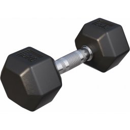 Gorilla Sports Dumbbell - 1 kg - Gietijzer - Hexagon - Halter