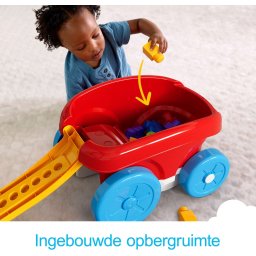 Mega Bloks First Builders Blokkenschepwagen - Constructiespeelgoed - 20 onderdelen