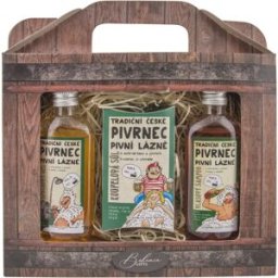 Bohemia Gifts & Cosmetics Beer Gift Set voor in Bad voor Mannen