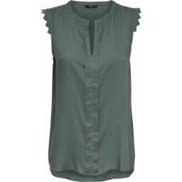 ONLY - Maat M (38) - ONLKIMMI S/L TOP WVN Dames T-Shirt