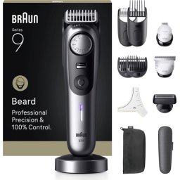 Braun Baardtrimmer Series 9 BT9560 +12 Tools - 52 Lengtes - ProBlade - Chroom
