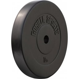 Gorilla Sports Halterschijf 10 kg - Gewichtsschijf - Kunststof - 30 mm