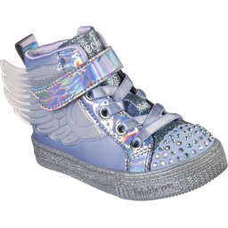 Skechers - maat 22 - Shuffle Lite Lil Sparkle Wing - Meisjes Sneakers - Paars