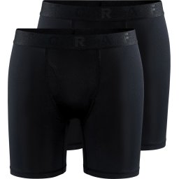 CRAFT - Maat L - ACTIVE BOXER 6-INCH 2-PACK M Heren Sportonderbroek - Zwart