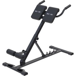 Gorilla Sports Inklapbare Roman Chair - 6-in-1 - Verstelbaar - Max. 150 kg Belastbaar - Rugtrainer - Hyperextentie Bank - Zwart