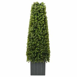 vidaXL Eucalyptus Gras Toren Groen 27 x 27 x 90 cm Kunststof