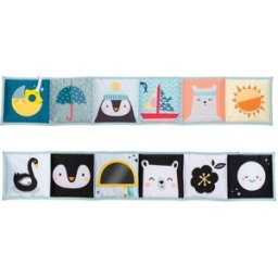 Taf Toys Book North Pole educatief boekje met contrasterende kleuren voor baby’s 1 st