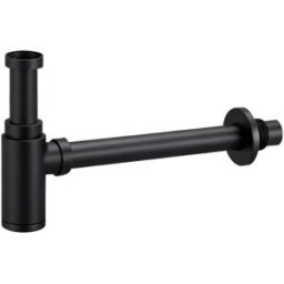 Mirlux Sifon Wastafel - 44 mm - Mat Zwart