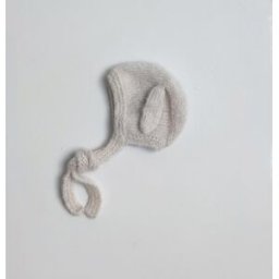 WOLLIES Amsterdam - Baby Strikmutsje - 100% Alpacawol - Ecru - 0-3 maanden