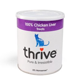 135g Thrive! Gevriesdroogde kippenlever kattensnacks in de Maxi Tube