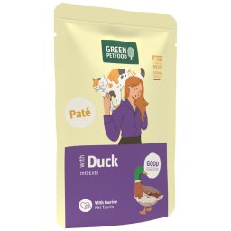 8x85 g Eend Green Petfood Paté natvoer voor katten