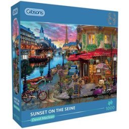 Sunset on the Seine Puzzel (1000 stukjes)